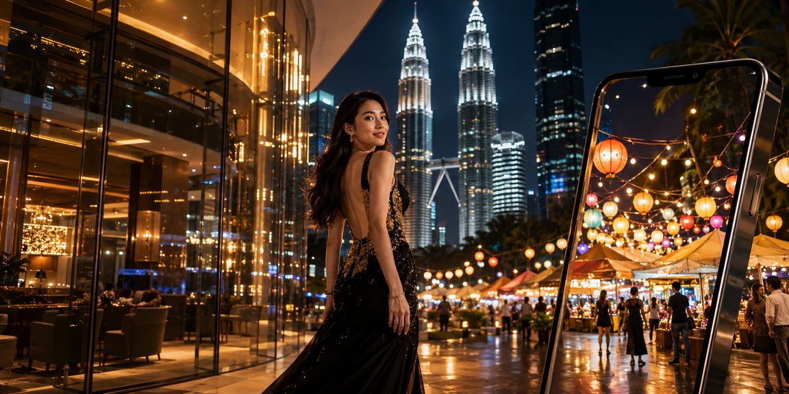 Pengguna Kuala Lumpur mengurus akaun VIP 100r melalui telefon pintar dengan mudah